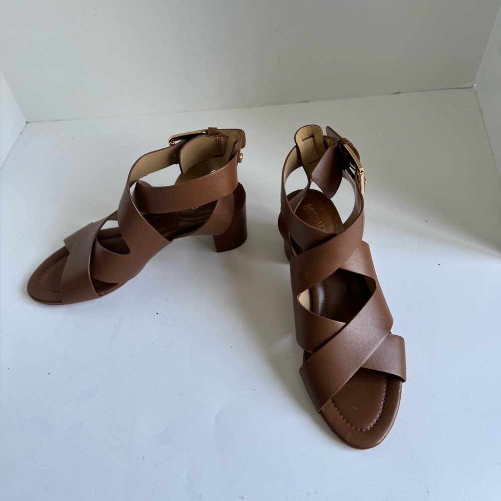 MICHAEL Michael Kors Maribella Brown Sandal Size 6.5 - Picture 12 of 15